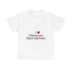 T-shirt I love Villeneuve-Saint-Germain