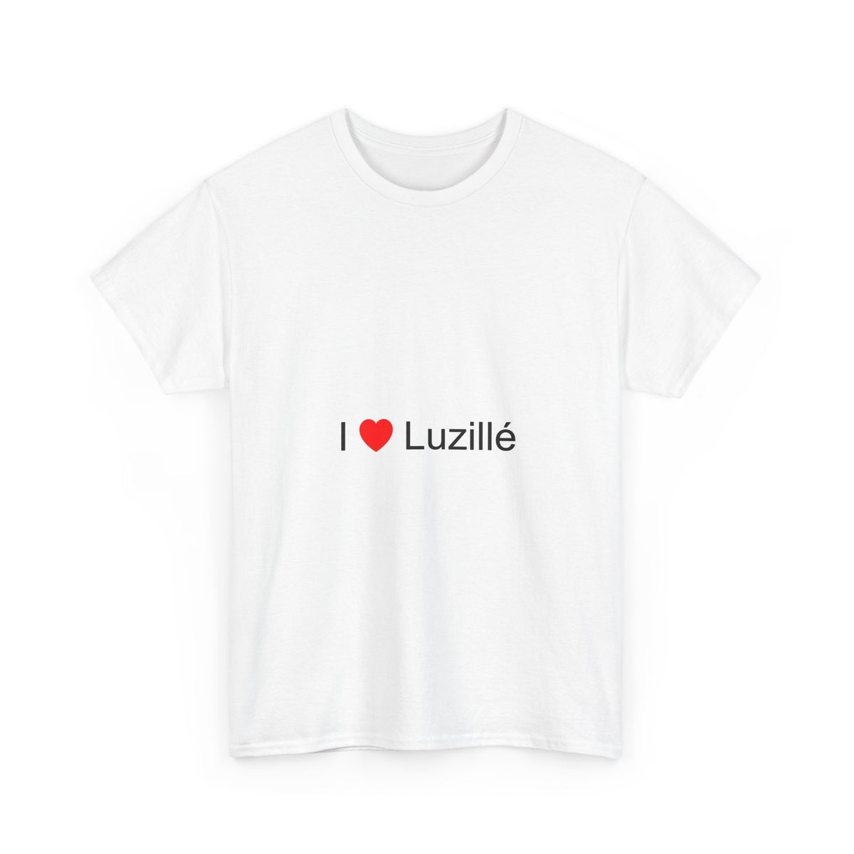 T-shirt I love luzillé