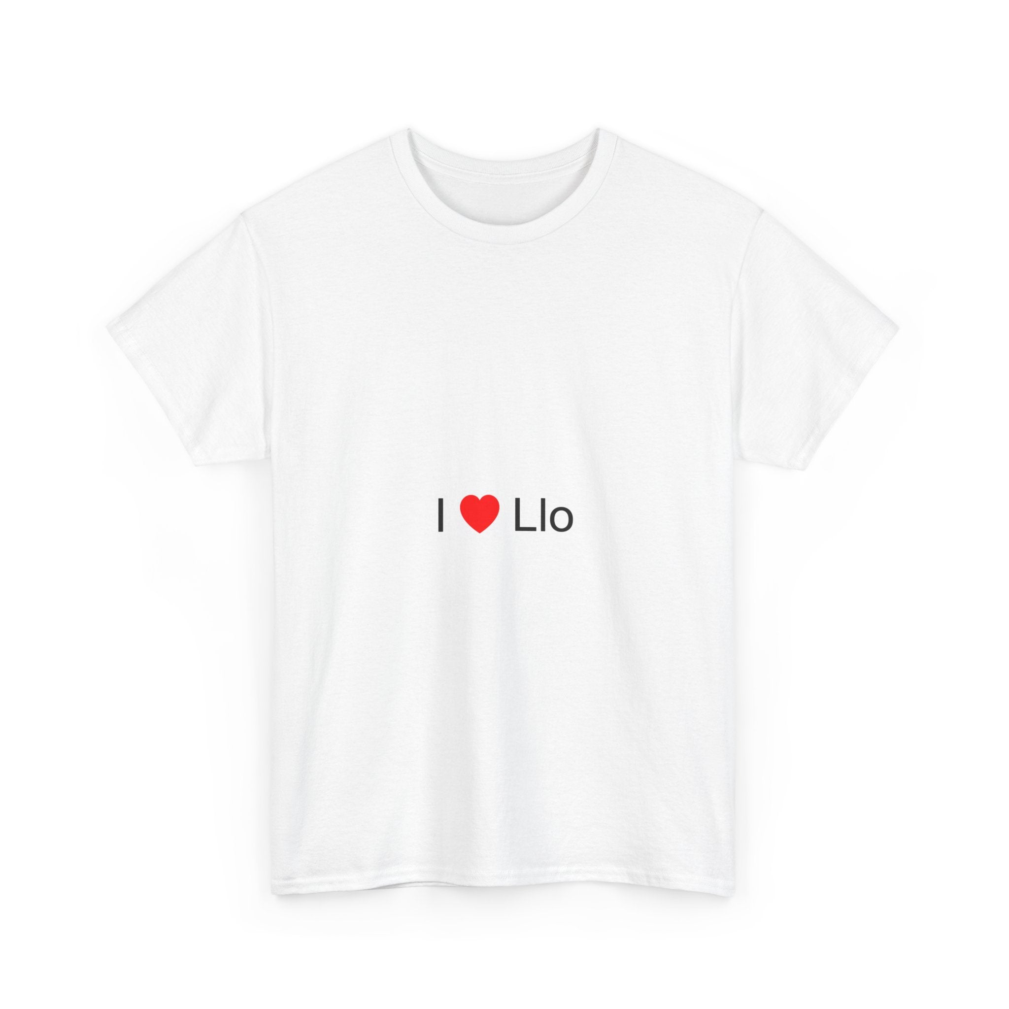 T-shirt I love llo