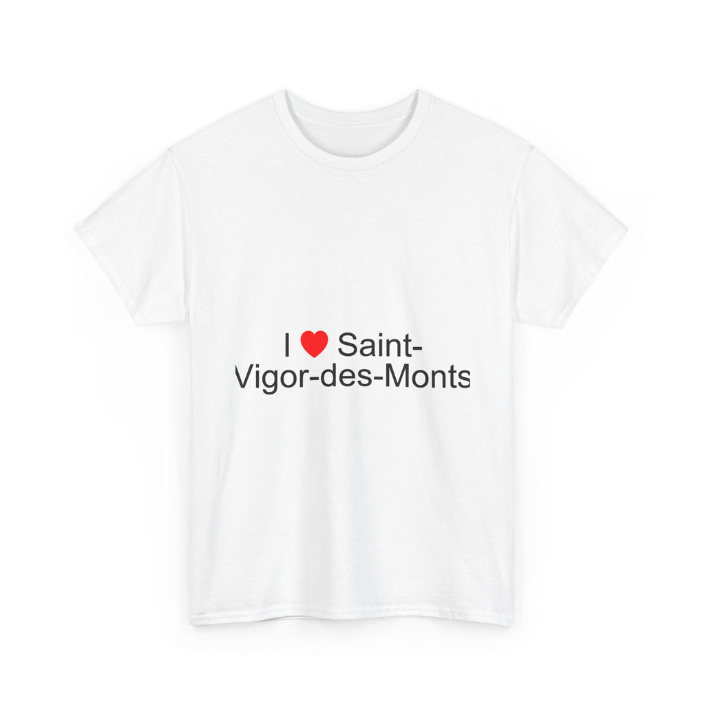 T-shirt I love saint-vigor-des-monts