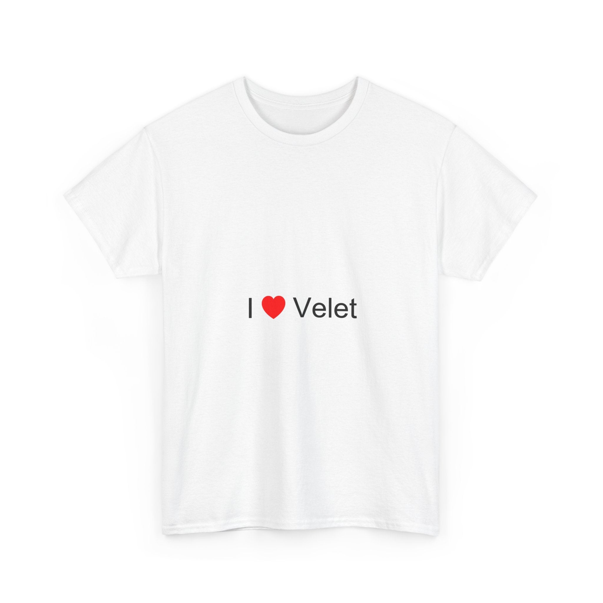 T-shirt I love velet