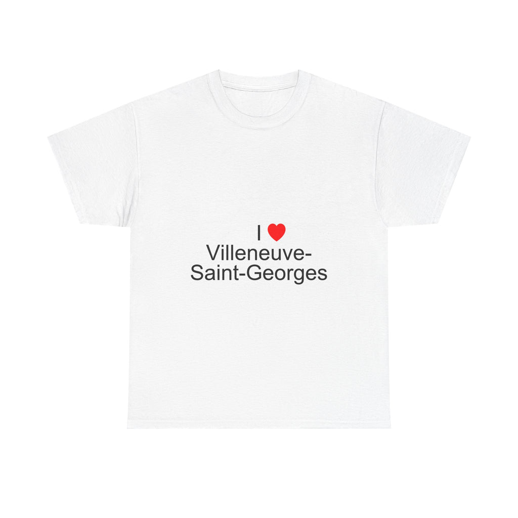 T-shirt I love villeneuve-saint-georges