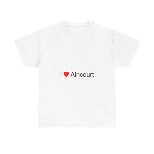 T-shirt I love aincourt