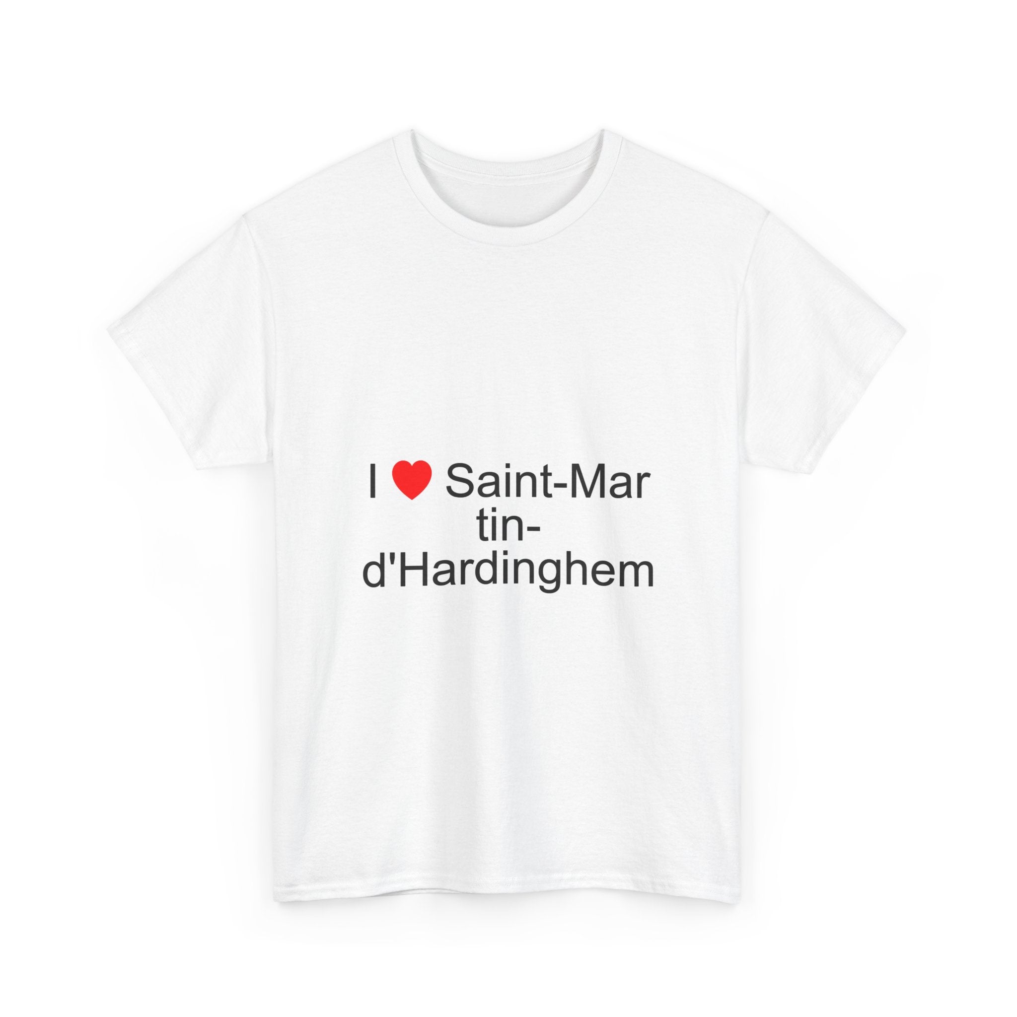 T-shirt I love saint-martin-d'hardinghem
