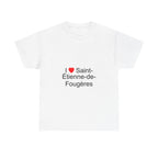T-shirt I love Saint-Étienne-de-Fougères