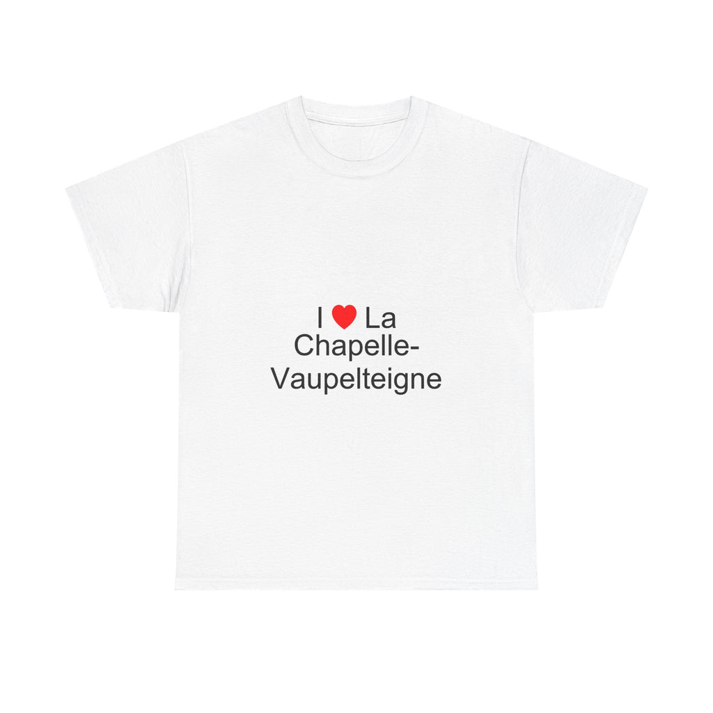 T-shirt I love la chapelle-vaupelteigne