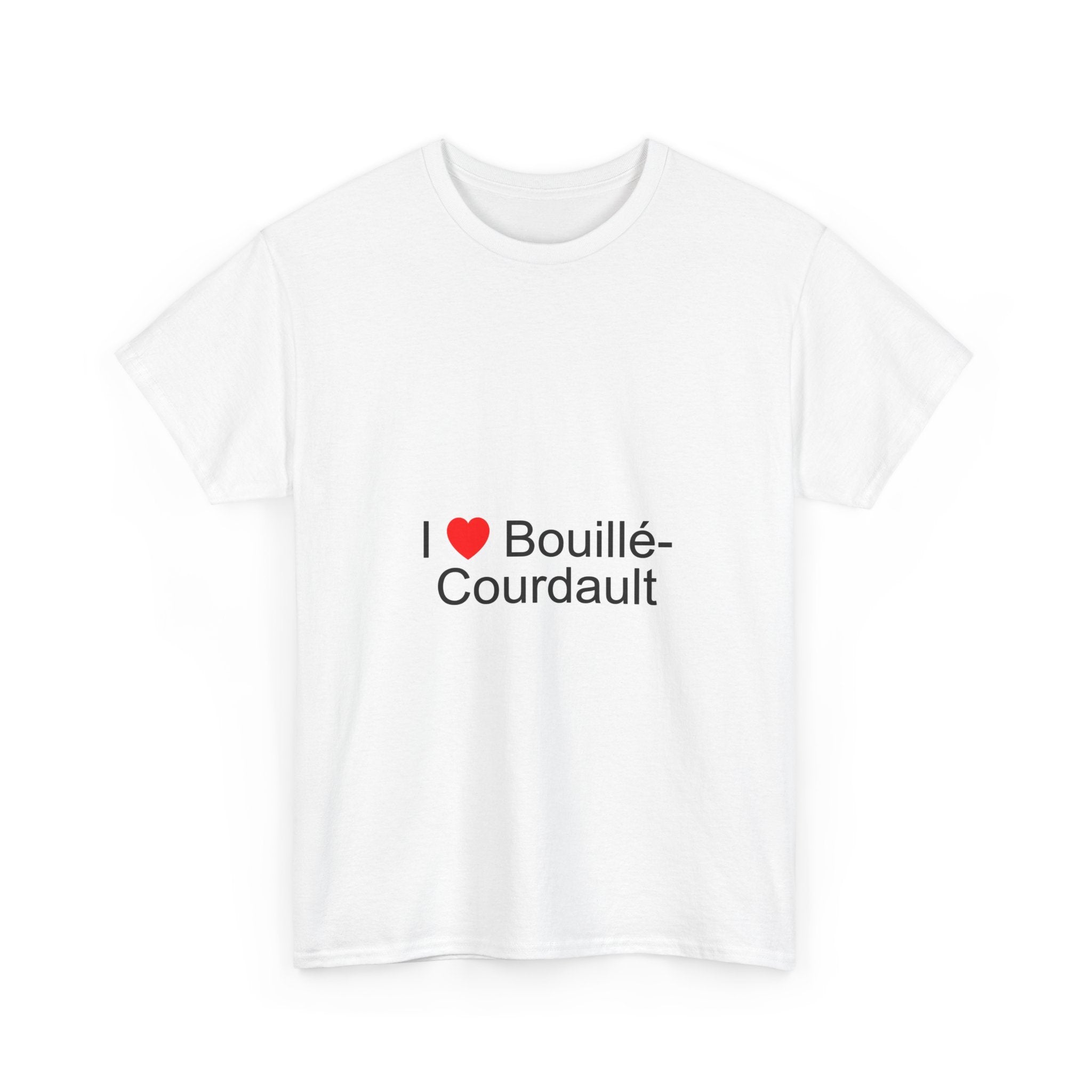 T-shirt I love bouillé-courdault
