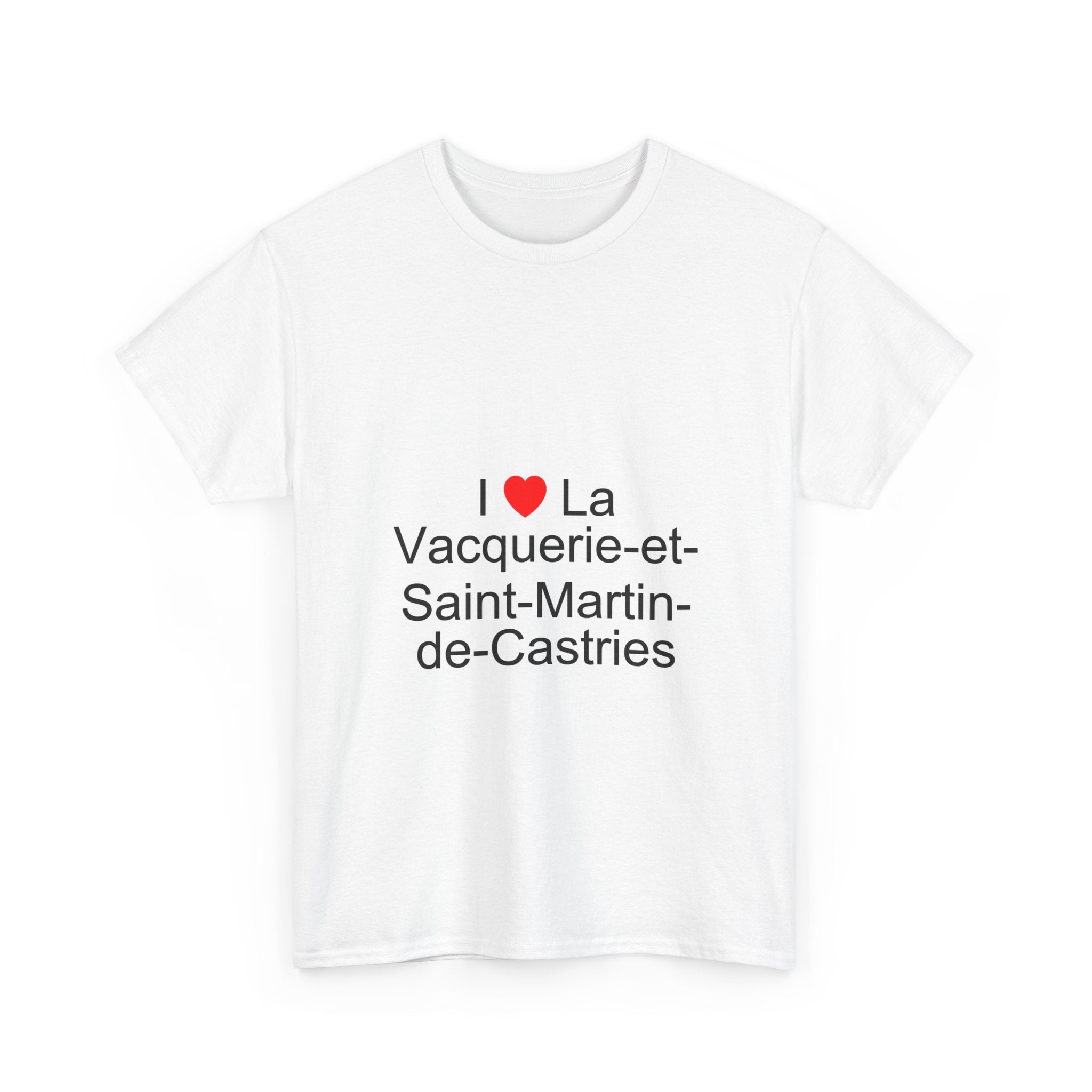 T-shirt I love la vacquerie-et-saint-martin-de-castries