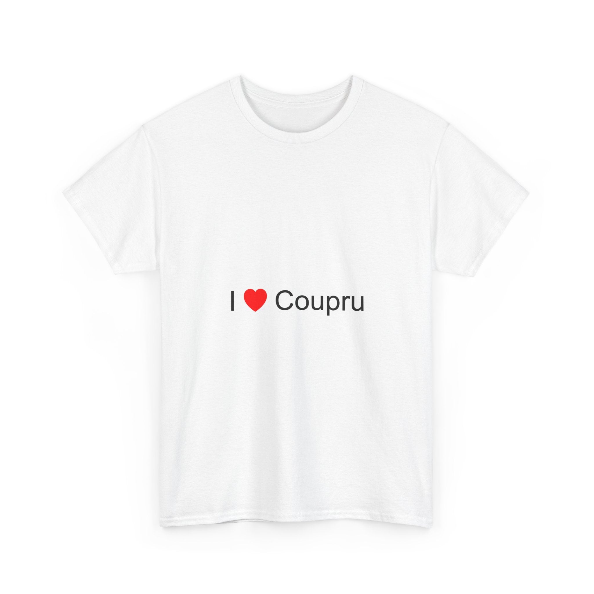T-shirt I love coupru