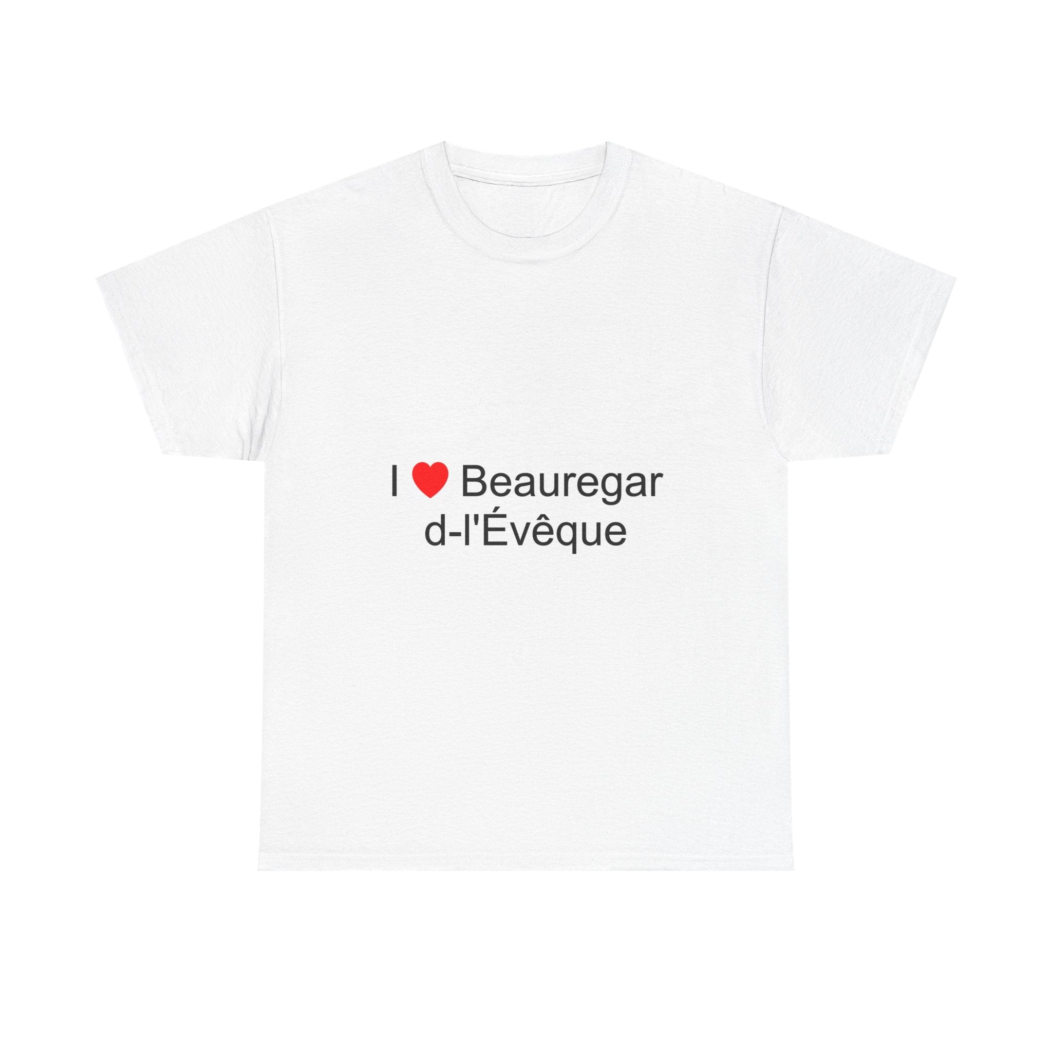 T-shirt I love beauregard-l'évêque