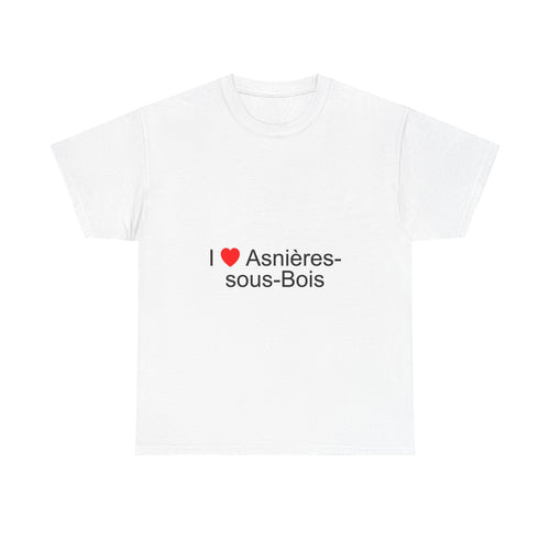 T-shirt I love asnières-sous-bois