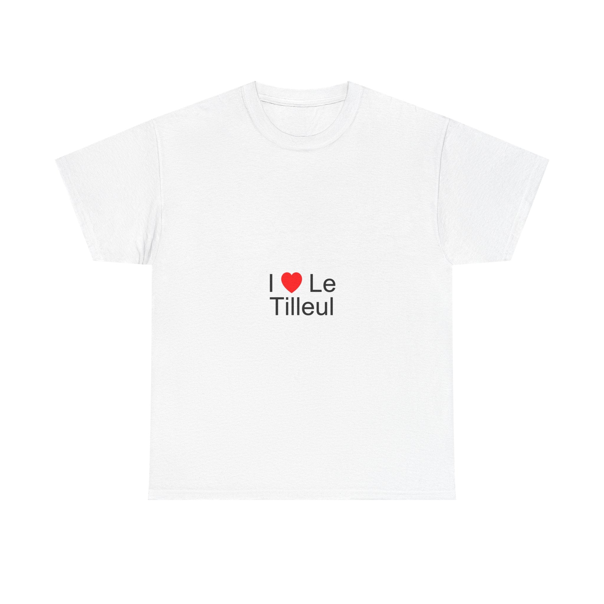 T-shirt I love le tilleul