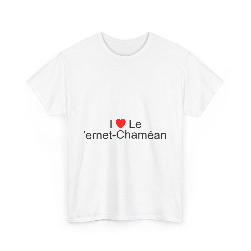 T-shirt I love le vernet-chaméane