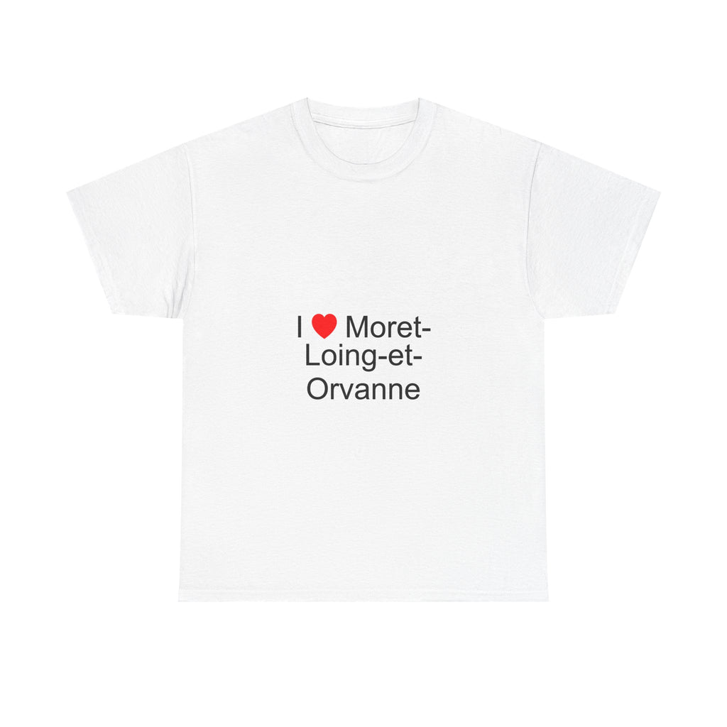 T-shirt I love moret-loing-et-orvanne