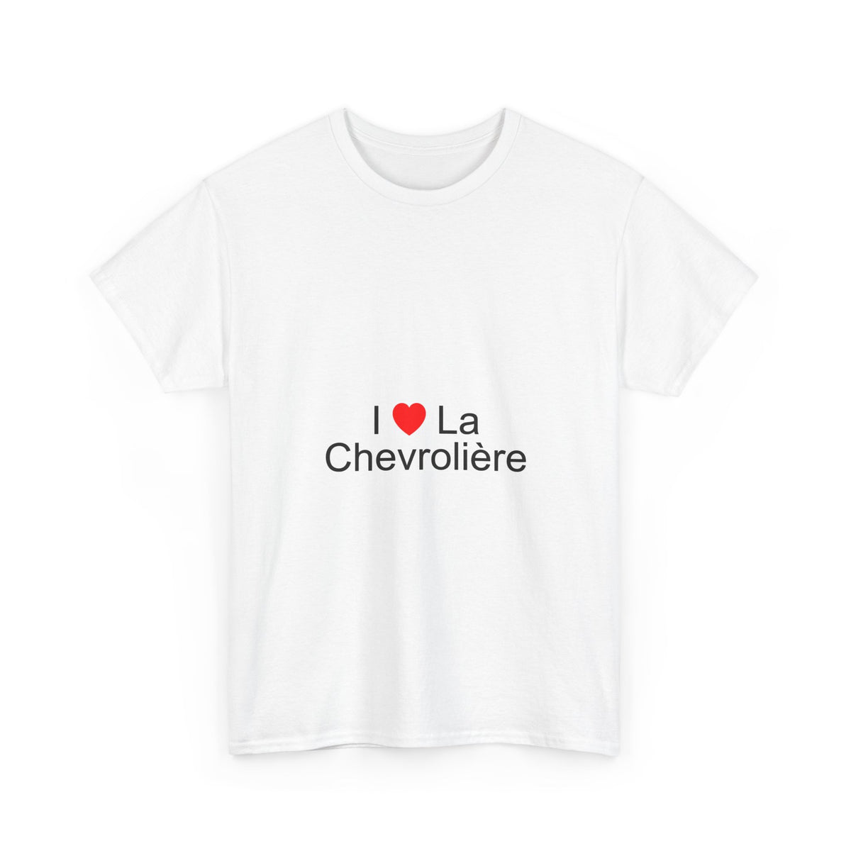T-shirt I love la chevrolière