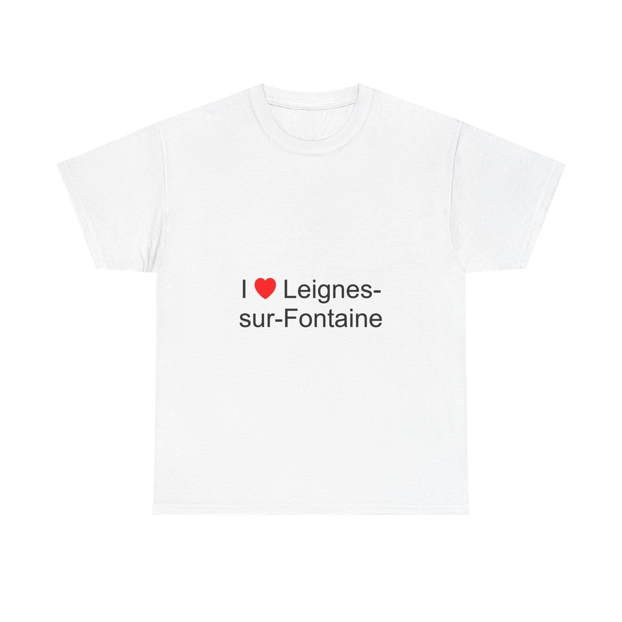 T-shirt I love leignes-sur-fontaine