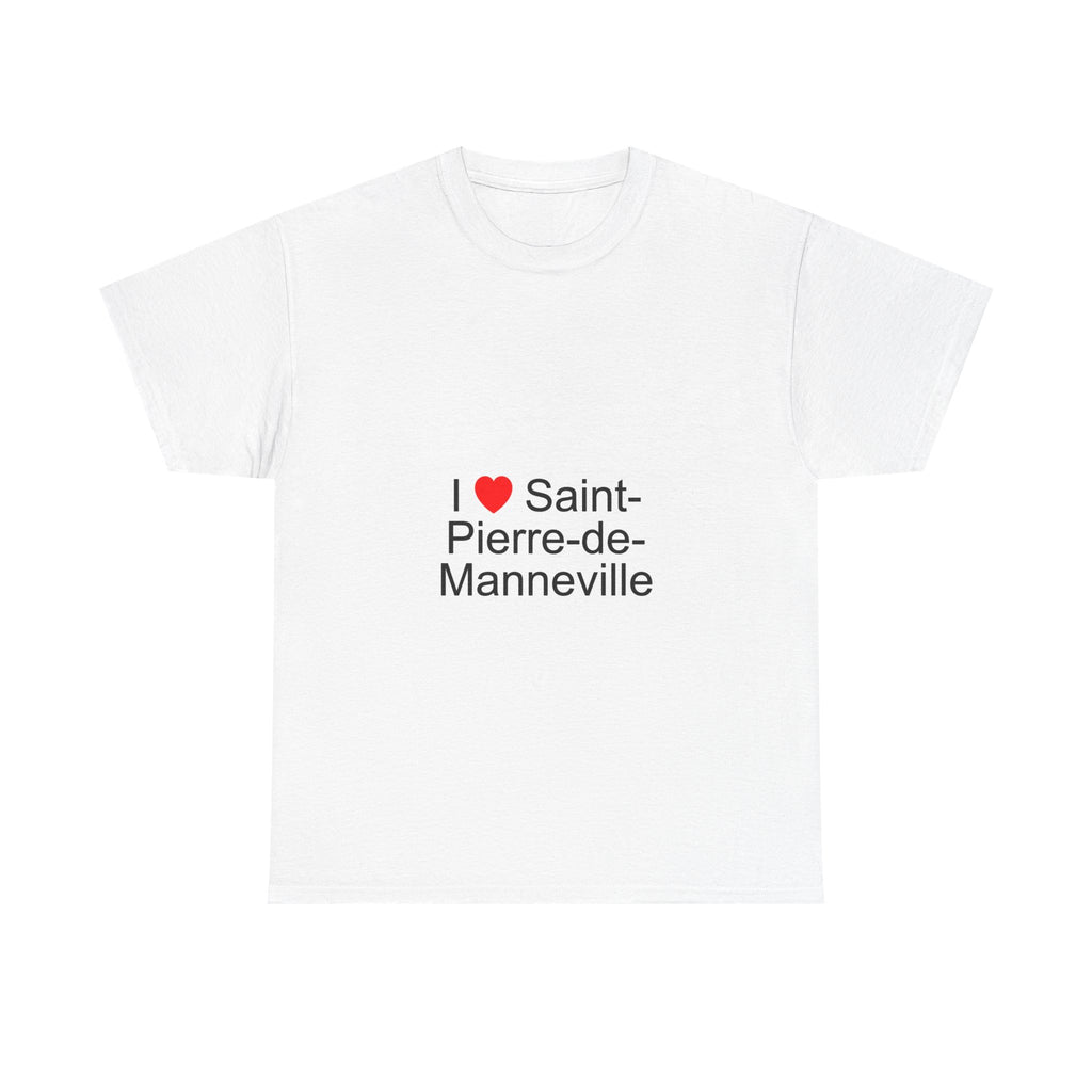 T-shirt I love saint-pierre-de-manneville