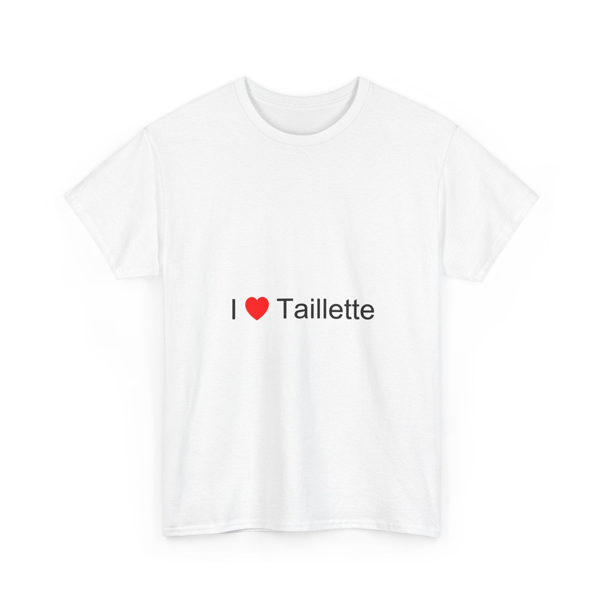 T-shirt I love taillette