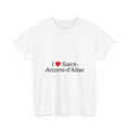 T-shirt I love saint-arcons-d'allier