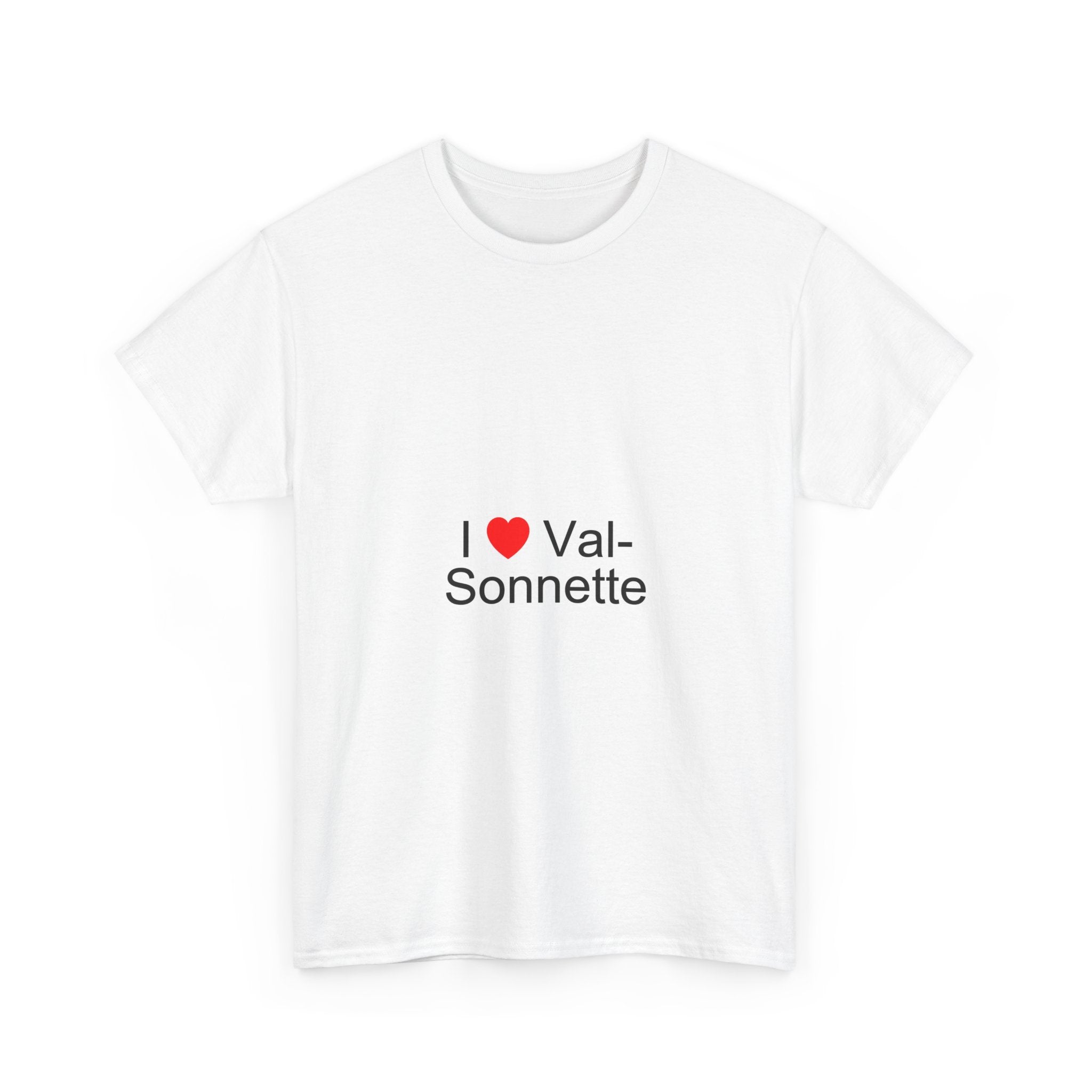 T-shirt I love val-sonnette