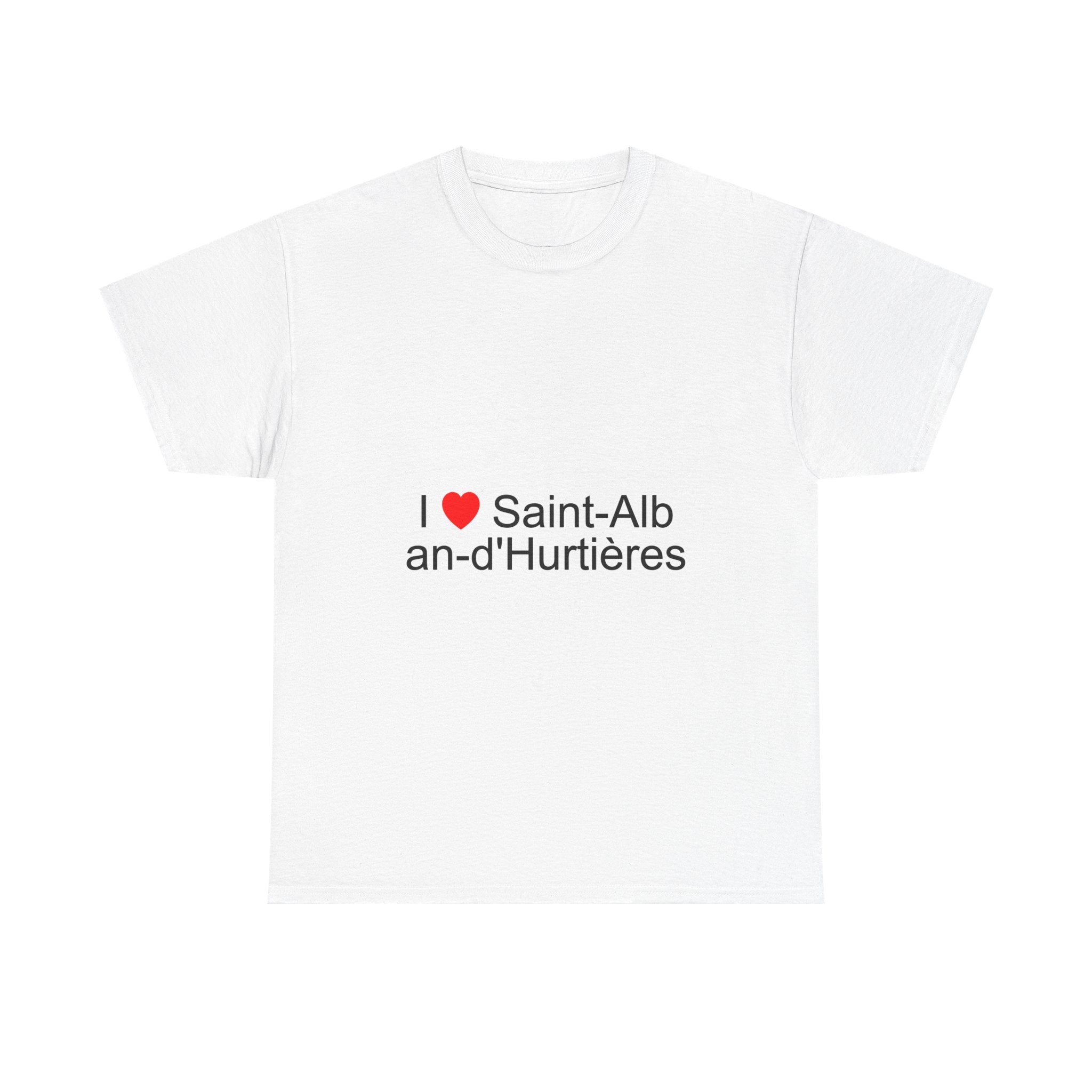 T-shirt I love saint-alban-d'hurtières
