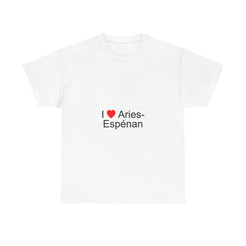 T-shirt I love aries-espénan
