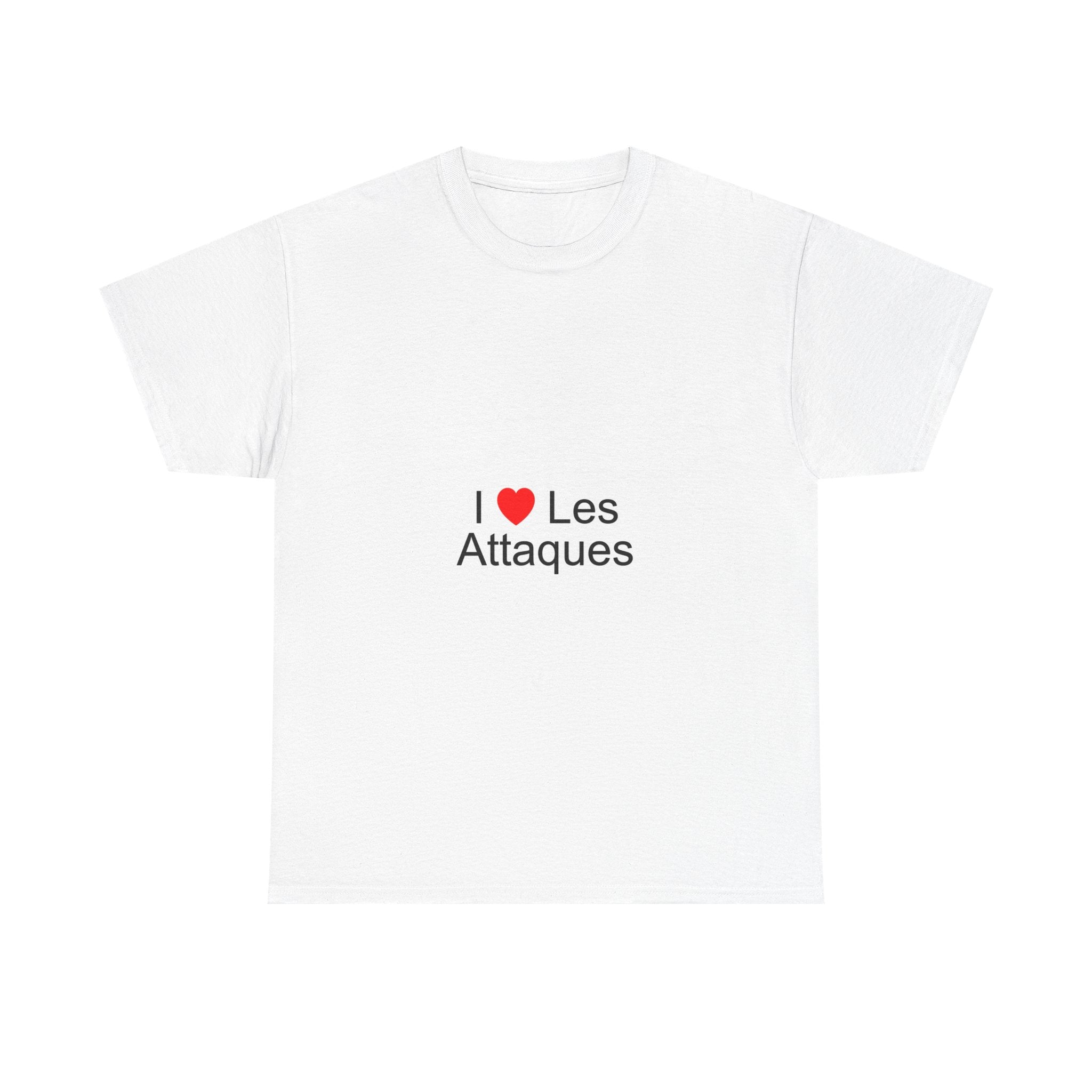 T-shirt I love les attaques