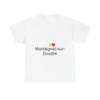 T-shirt I love Montaignac-sur-Doustre