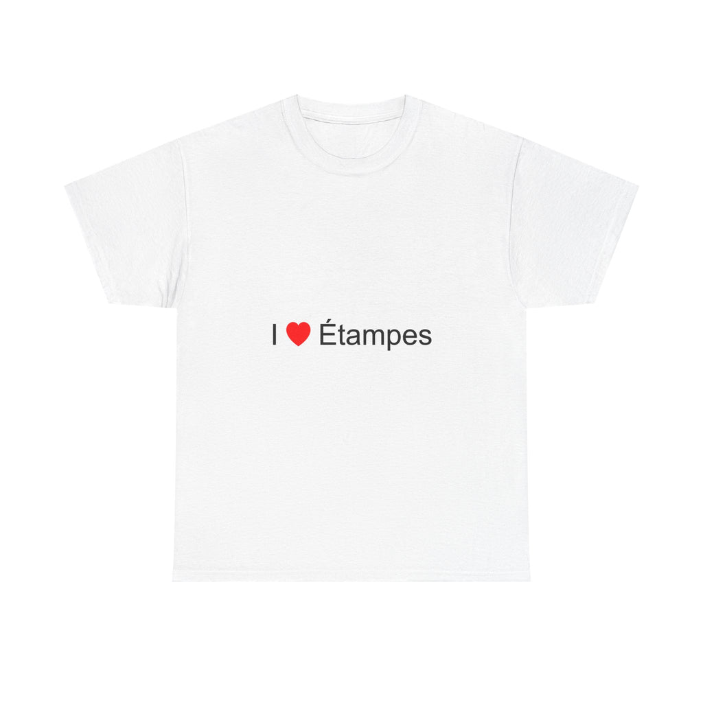 T-shirt I love étampes