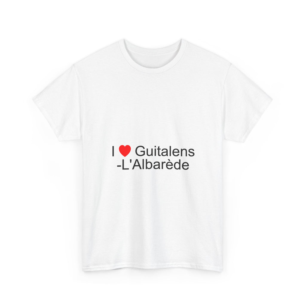 T-shirt I love guitalens-l'albarède
