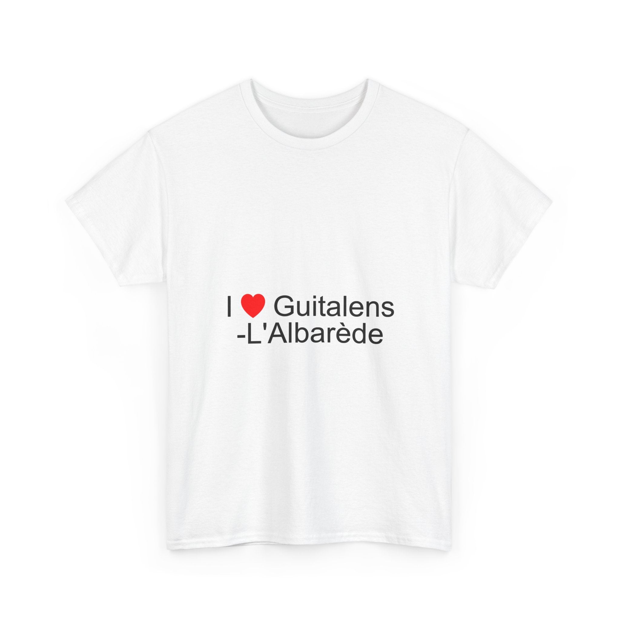 T-shirt I love guitalens-l'albarède