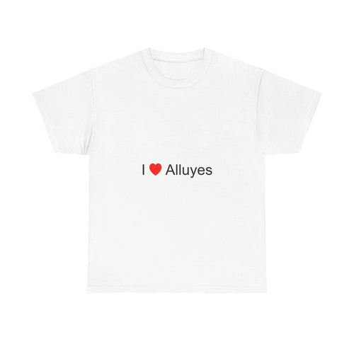 T-shirt I love alluyes