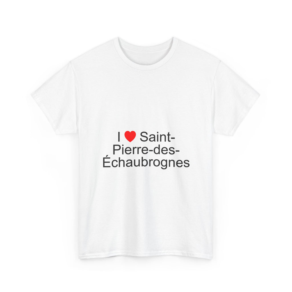 T-shirt I love saint-pierre-des-échaubrognes
