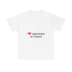T-shirt I love varennes-le-grand - cadeau souvenir Saône-et-Loire par Citeeshirt