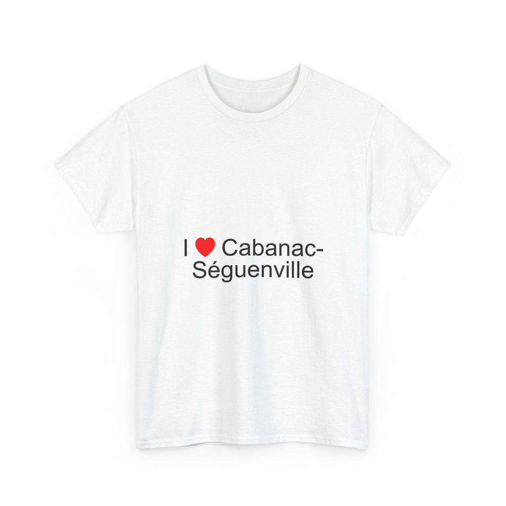 T-shirt I love cabanac-séguenville