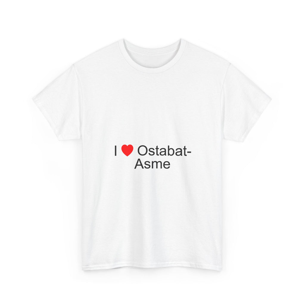 T-shirt I love ostabat-asme