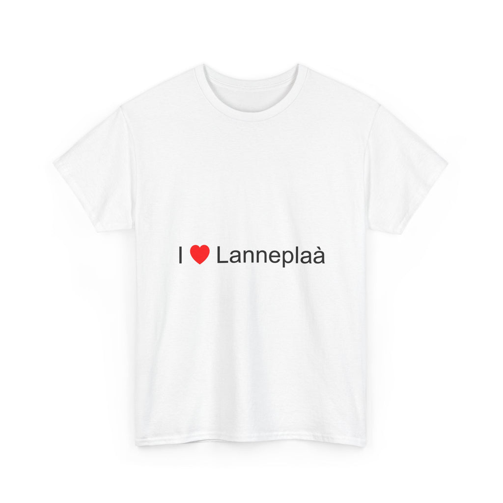 T-shirt I love lanneplaà