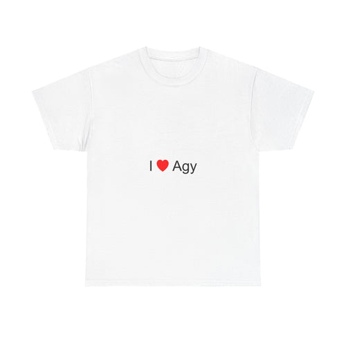 T-shirt I love agy