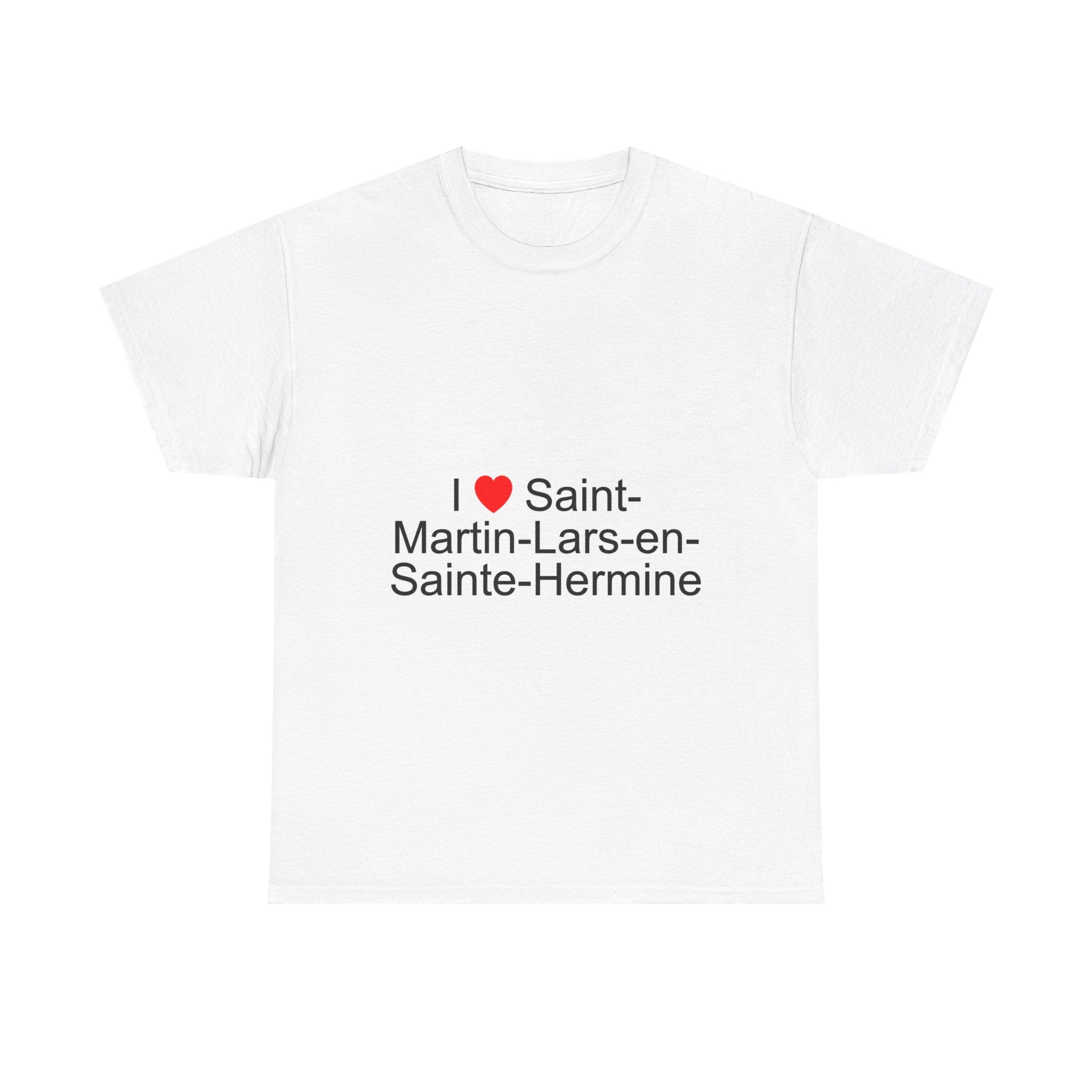 T-shirt I love saint-martin-lars-en-sainte-hermine