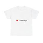 T-shirt I love Zommange