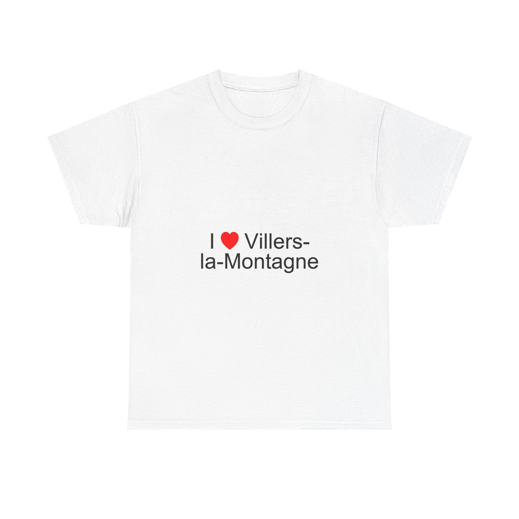 T-shirt I love villers-la-montagne