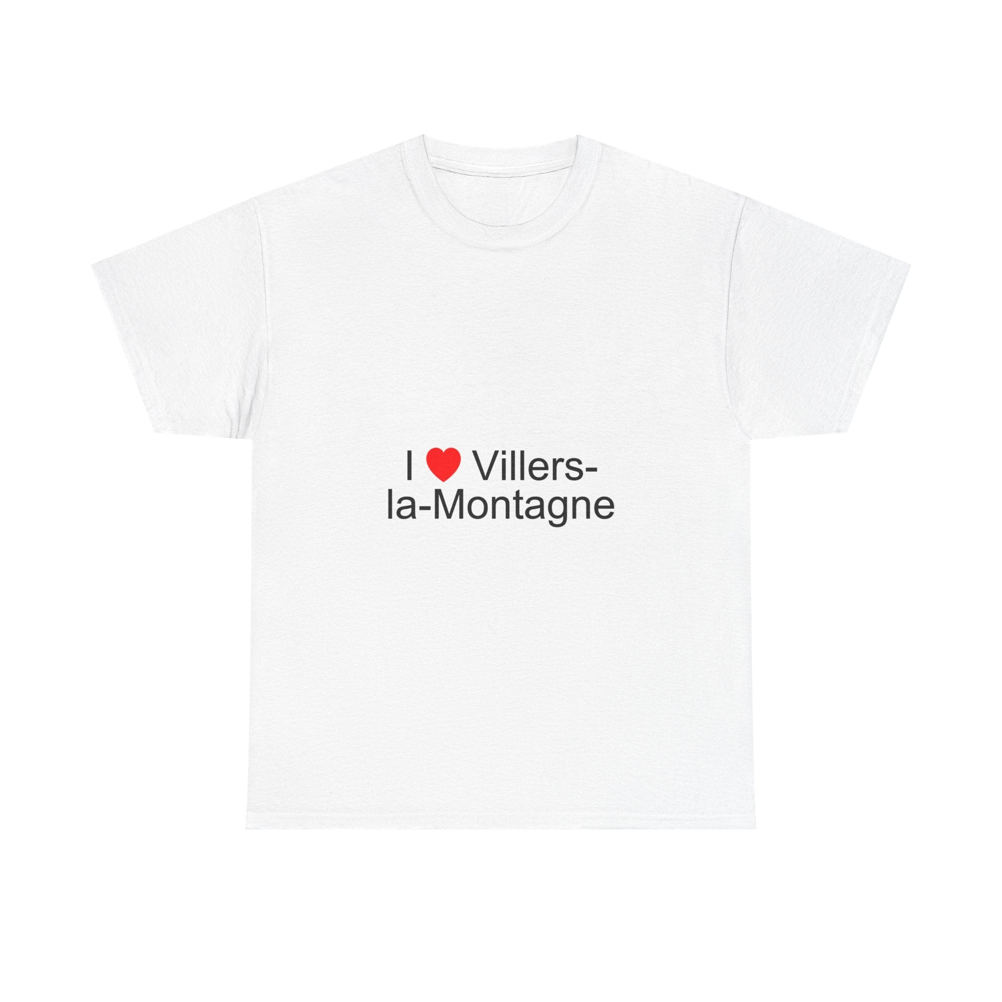 T-shirt I love villers-la-montagne