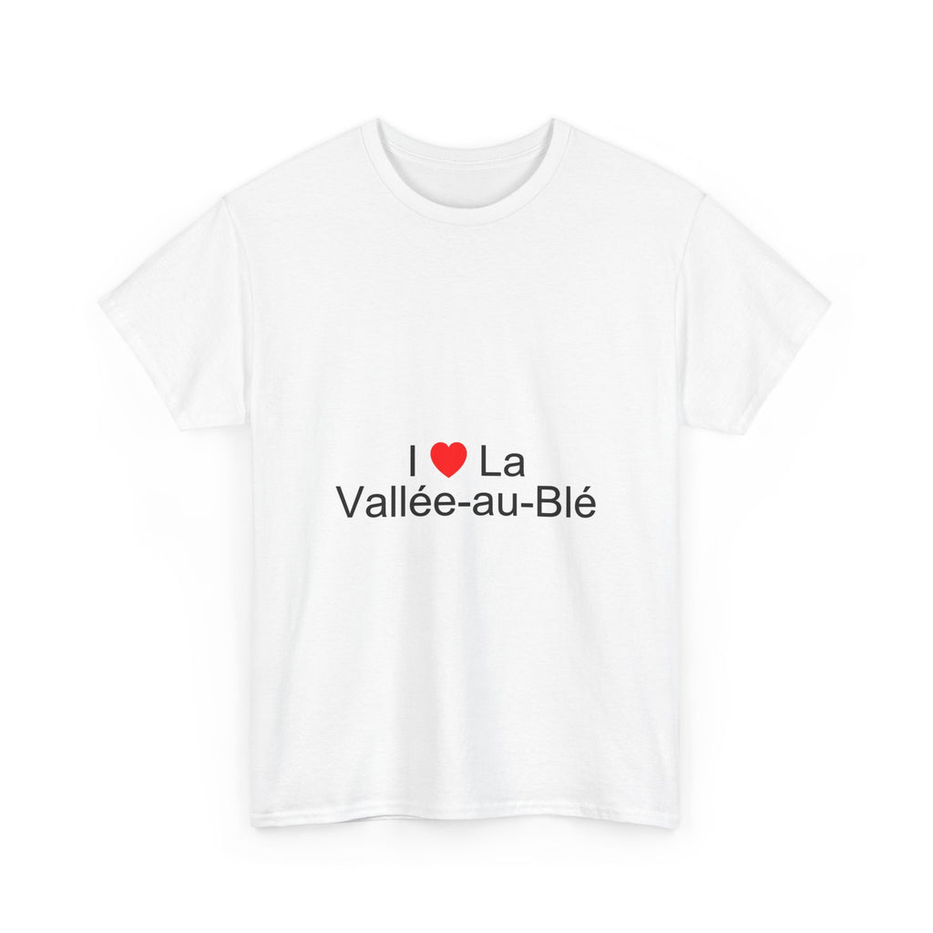 T-shirt I love la vallée-au-blé
