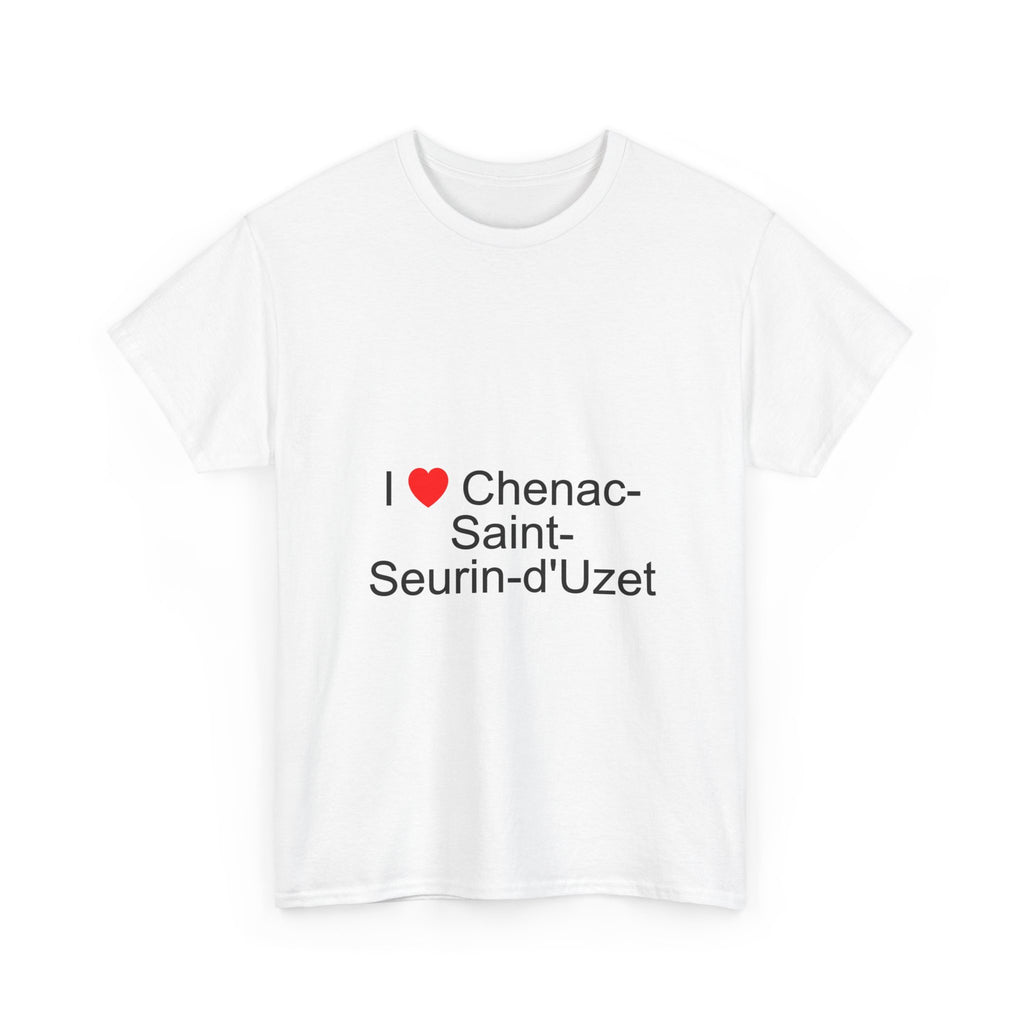 T-shirt I love chenac-saint-seurin-d'uzet