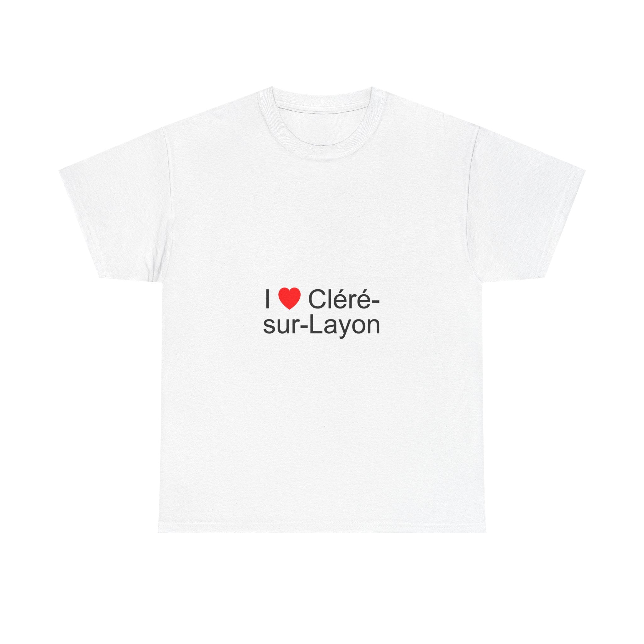 T-shirt I love cléré-sur-layon