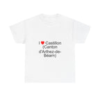 T-shirt I love Castillon (canton d'arthez-de-béarn)