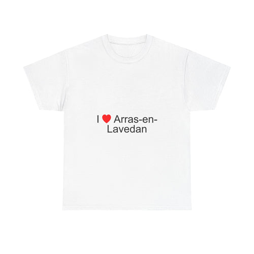 T-shirt I love arras-en-lavedan