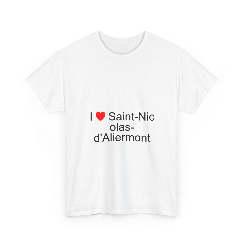 T-shirt I love saint-nicolas-d'aliermont