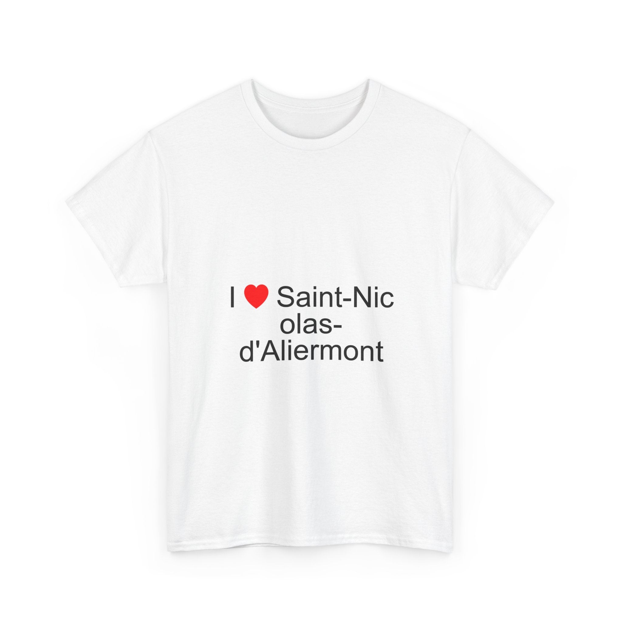 T-shirt I love saint-nicolas-d'aliermont
