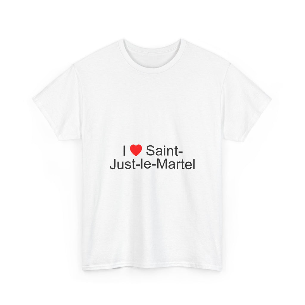 T-shirt I love saint-just-le-martel